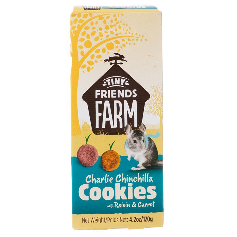 Supreme Pet Foods Tiny Friends Farm Charlie Chinchilla Cookies - 50.4 oz (12 x 4.2 oz)-