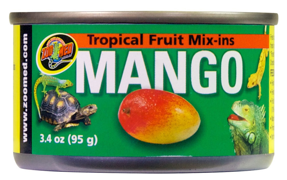 Zoo Med Tropical Fruit Mix-ins Mango Reptile Treat - 4 oz-