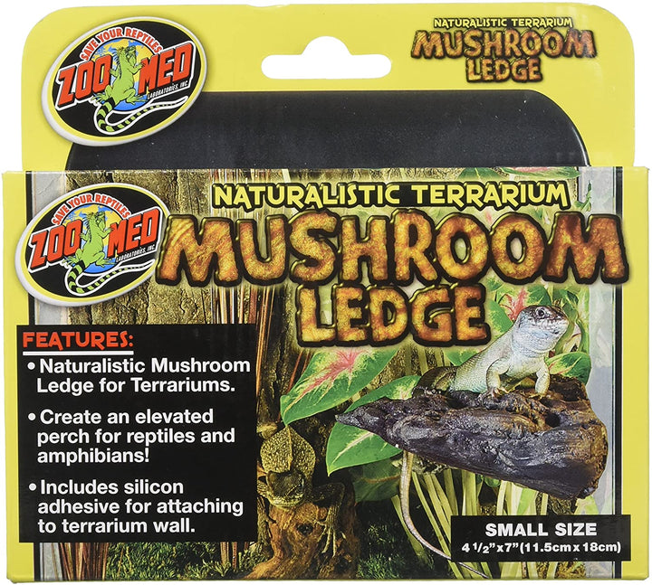 Zoo Med Naturalistic Terrarium Mushroom Ledge - Small (7" Long x 4.5" Wide)