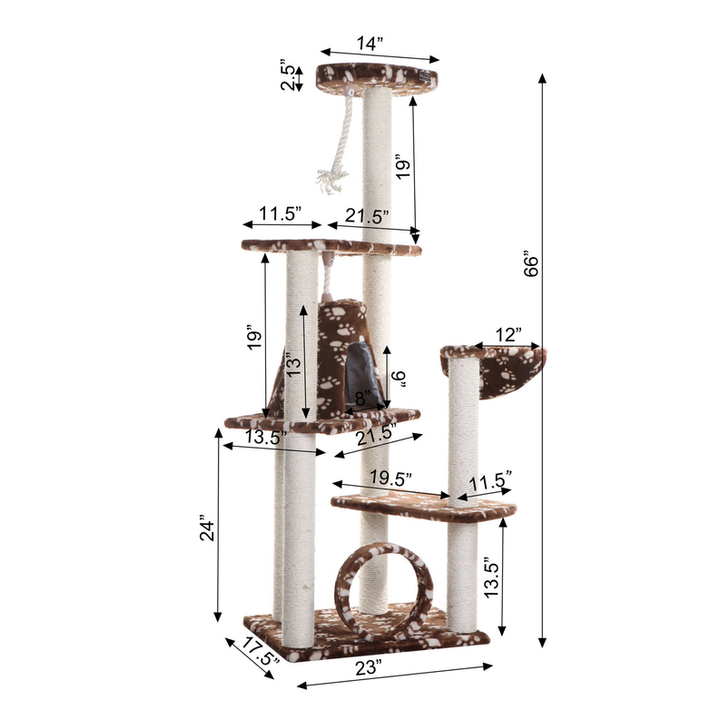 Armarkat Cat Tree Hammock Bed for Cats and Kittens 44 lb